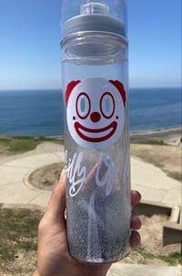 Silly clown water bottle 