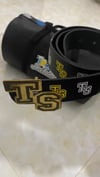 Black “TS” Leather Belt