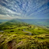 The view from Mam Tor, Peak District, 8x8 inch print