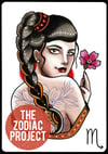 The Zodiac Project „SCORPIO“ Artprint by Jools