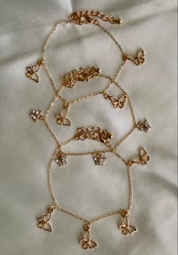 Butterfly anklet set 