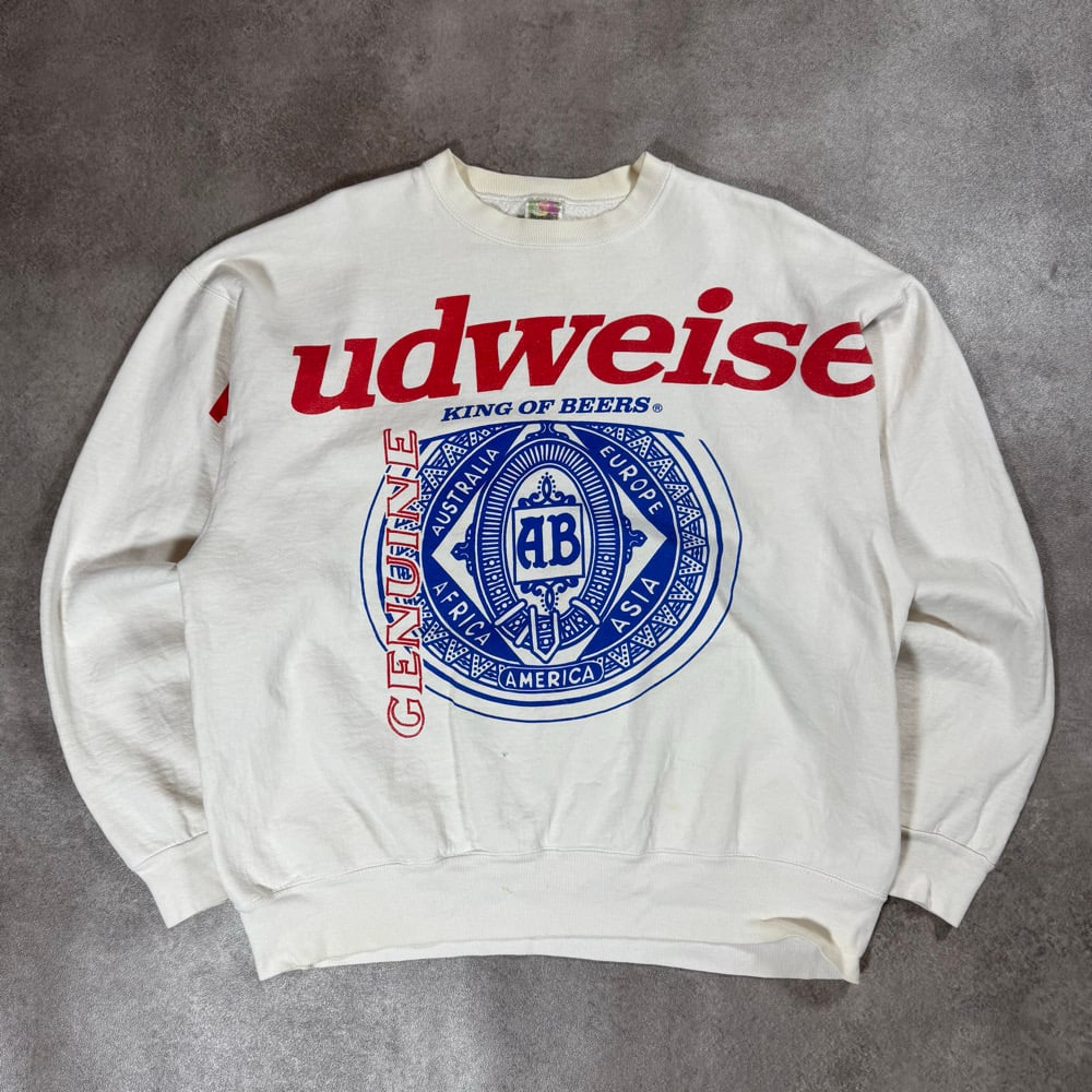 Image of 1990s Budweiser Sweatshirt, Size Large