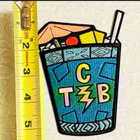 Image 5 of TCB(lue Hawaiian) Elvis Tribute 5" Embroidered Patch