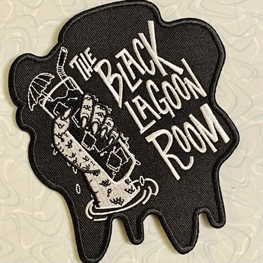 BLACK LAGOON ROOM "Drippy" Logo 5" Embroidered Patch