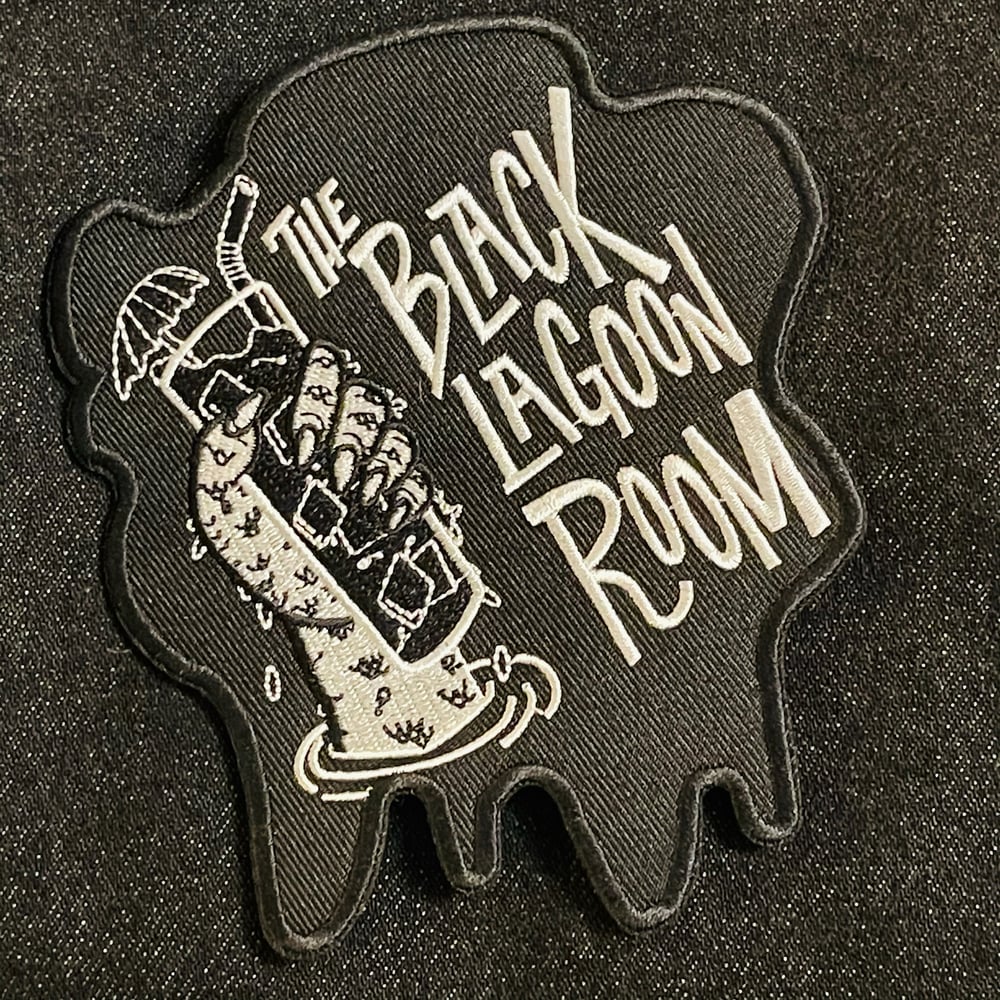 BLACK LAGOON ROOM "Drippy" Logo 5" Embroidered Patch