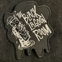 Image 2 of BLACK LAGOON ROOM "Drippy" Logo 5" Embroidered Patch