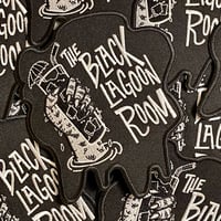Image 1 of BLACK LAGOON ROOM "Drippy" Logo 5" Embroidered Patch