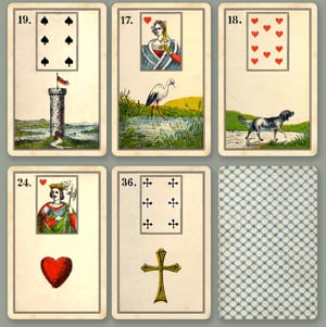 Image of Alte Deutsch Lenormand (Frommann & Bünte) c.1860/ 1875