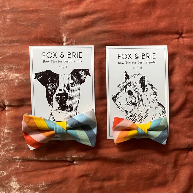 Pet Bow Tie Fox Brie