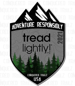 Image of 2021 Tread Lightly! Support Badge