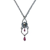 Image 1 of FINAL SALE: Latrodectus necklace in sterling silver or gold