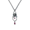 Latrodectus necklace in sterling silver or gold
