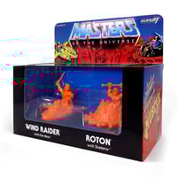 Image 3 of  Masters Of The Universe M.U.S.C.L.E. Wind Raider & Roton (Orange) (2-Pack)