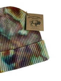 Image 6 of Adult Knit Cuff Beanie in Alchemy Ice Dye