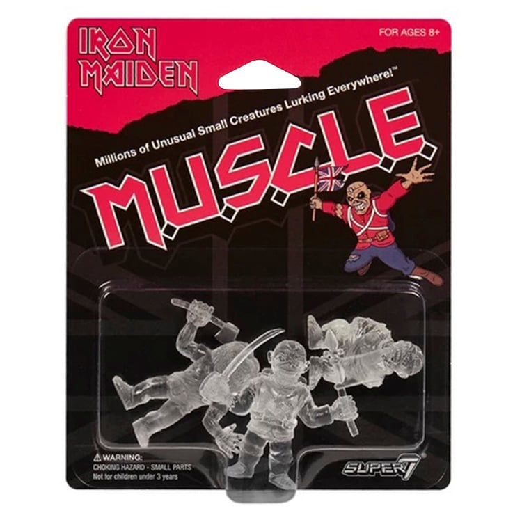 Iron Maiden M.U.S.C.L.E. Clear Mini-Figures Set