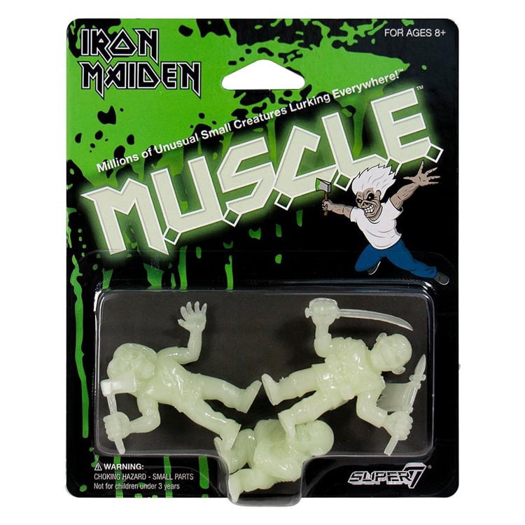 Iron Maiden M.U.S.C.L.E. Glow In The Dark Mini-Figures Set