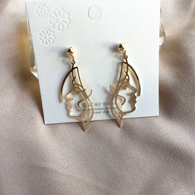 Image of Creative Face Earrings