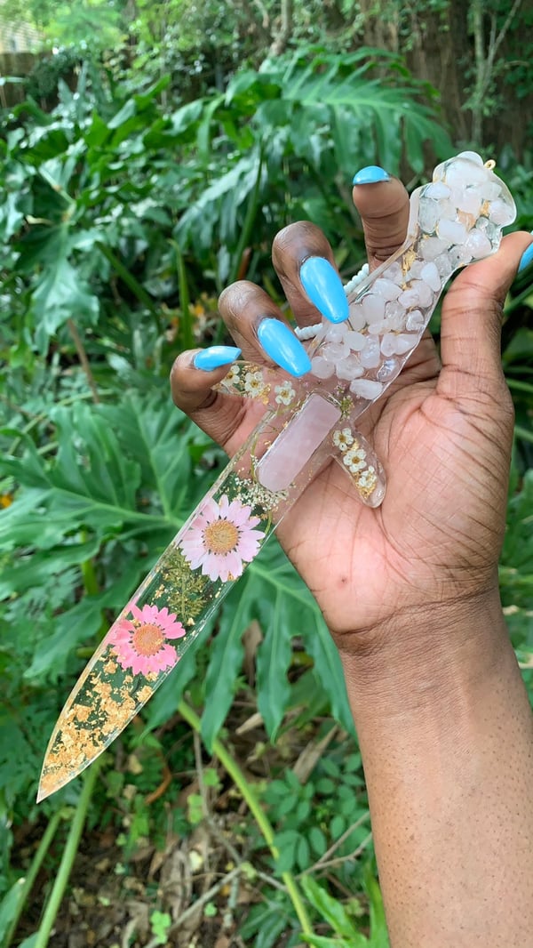 Image of Rose Quartz Sword Accessory