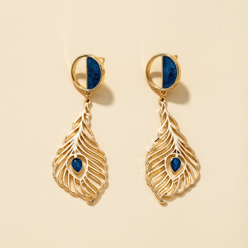 Image of Fashion Feathered Earrings
