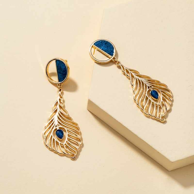 Image of Fashion Feathered Earrings