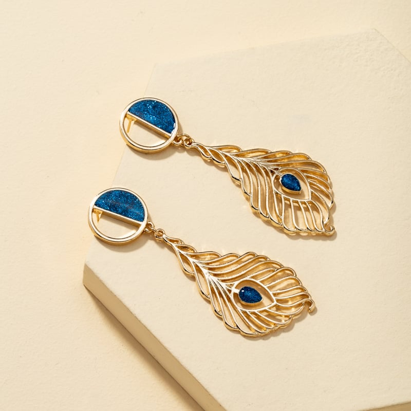 Image of Fashion Feathered Earrings