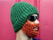 Image of green lumberjack with ginger beard