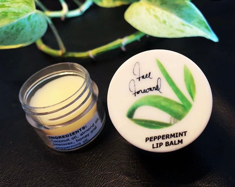 Peppermint lip balm (jar)