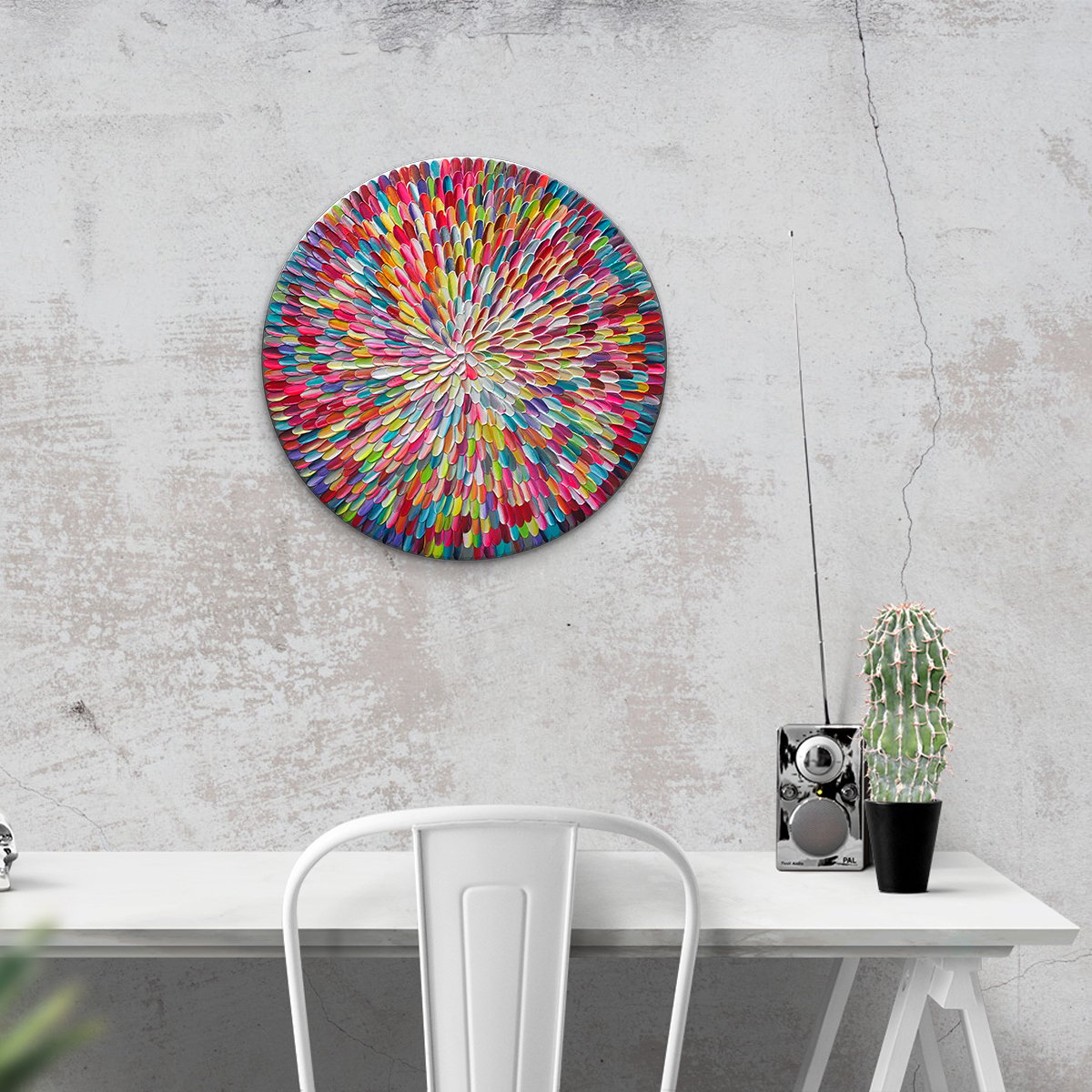 The Bloom II - 50x50cm | Tat Georgieva ONLINE GALLERY