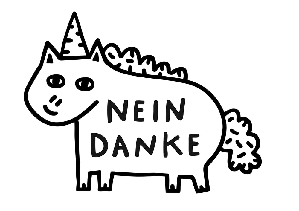 Image of Nein Danke Print 