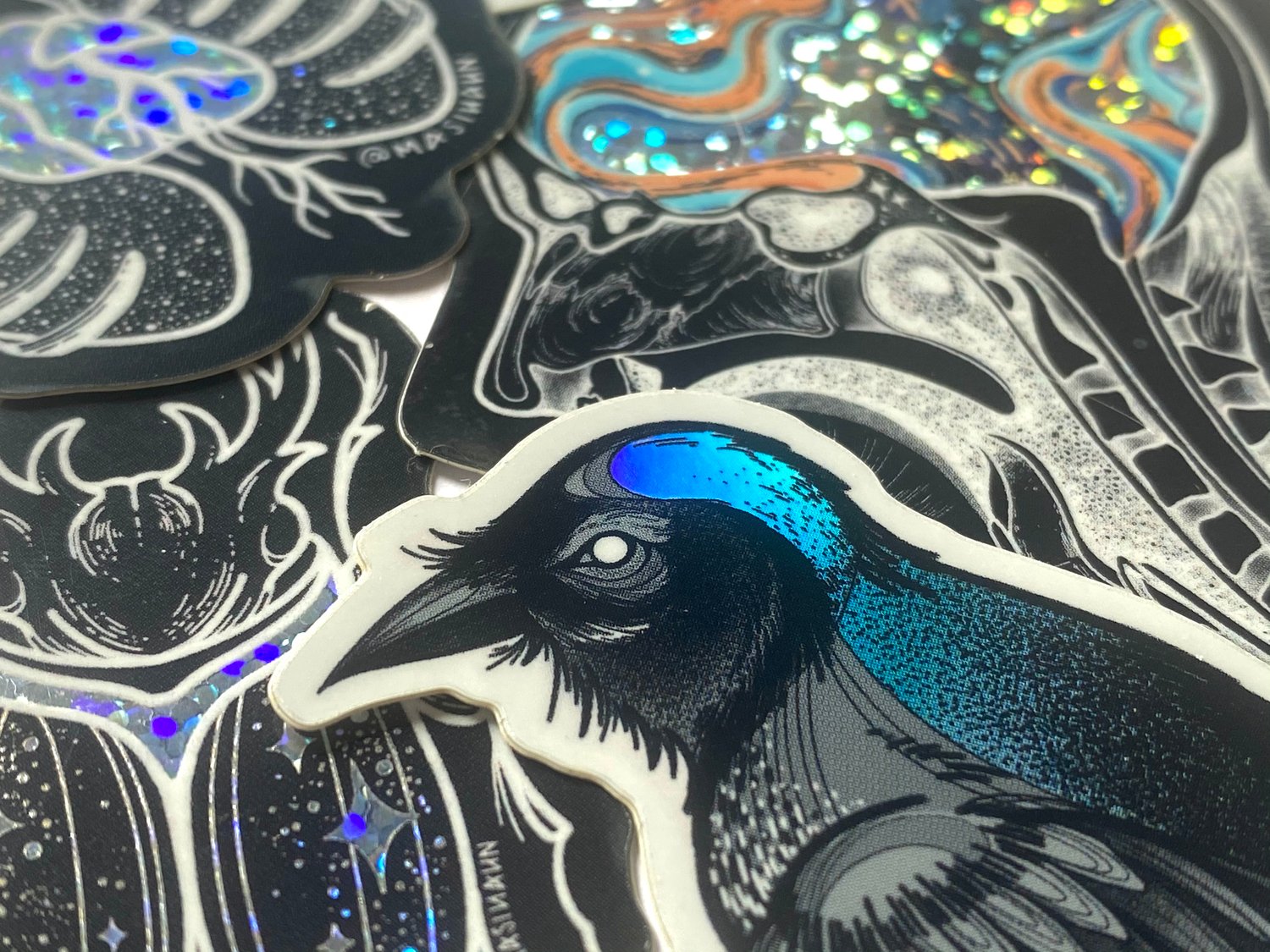 Blue Bird Tattoo Photographic Prints | Sticker