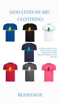 GOD LIVES IN ME BLESSINGS T-SHIRTS