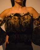Image 3 of AMELIA'S BLOUSE leo velvet