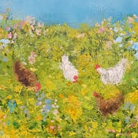 Hens & Bluebells 