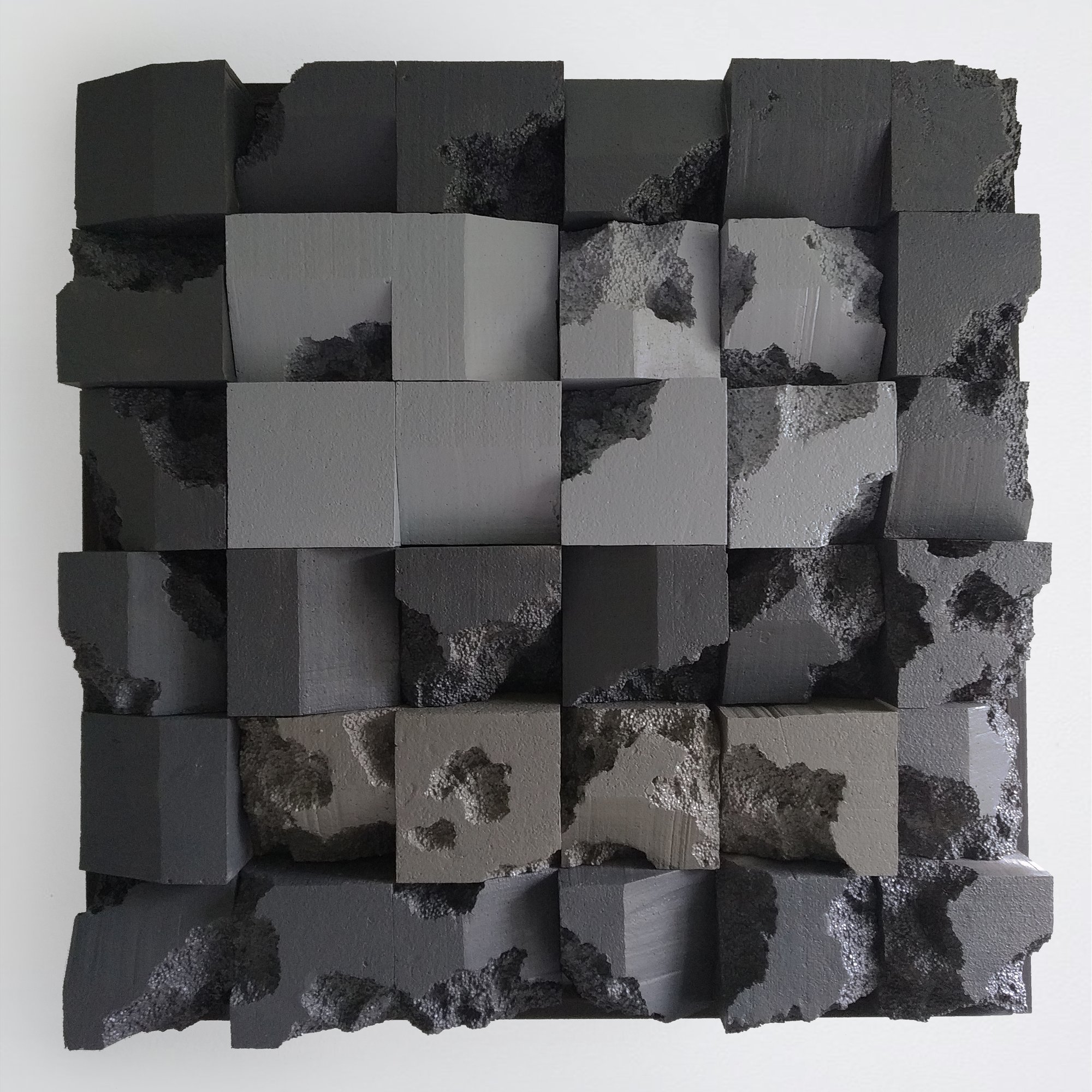 Image of Eroded Rothko (No. 4 Grey on Graphite)