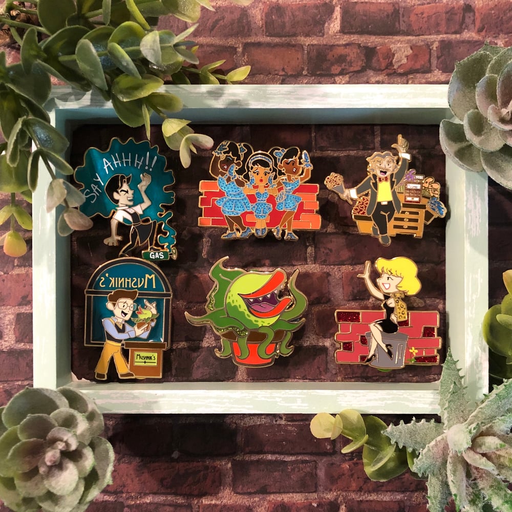 Image of Musical-Inspired "Little Pins of Horror" Pins