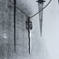 Image 1 of IMPOSSIBLE FLAMBOYANT DAGGER  - NECKLACE