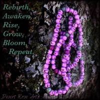 Image 1 of Freya’s Blush Rune Meditation Mala 
