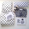Monochrome Personalised Baby Gift Box