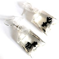 Image 3 of Fairground Goldfish Hook Earrings