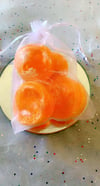 peppermint  , Orange and Tea Tree mini  loofah soap