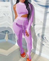 Image 2 of 🌸BoujieGirlz 2-PC Rose Set(Shirt/Pants🌺