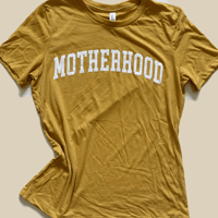 Image 2 of MOTHERHOOD TEE (MUSTARD)