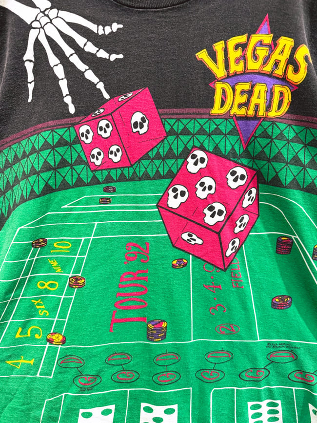 Rare Grateful Dead 1992 Las Vegas AOP T-Shirt - Size XL