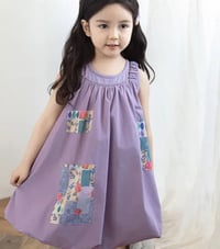 Image 4 of Purple tuffle patch dress