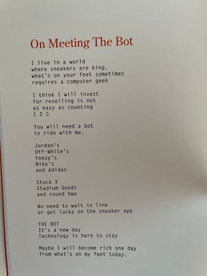 Image of “Laces Tight” poetry by Kurt Boone HARDCOVER (SIGNED)