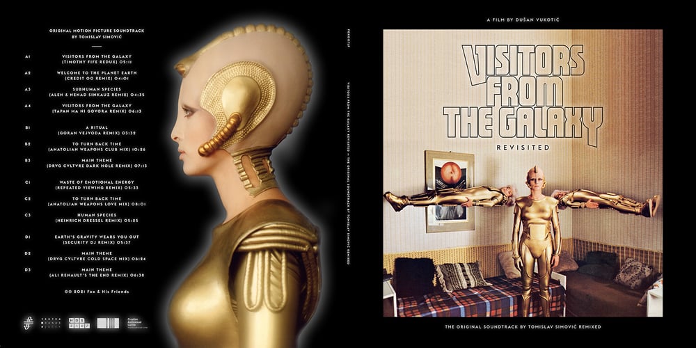 VA - VISITORS FROM THE GALAXY REVISITED (SOUNDTRACK BY TOMISLAV SIMOVIC REMIXED) 2xLP