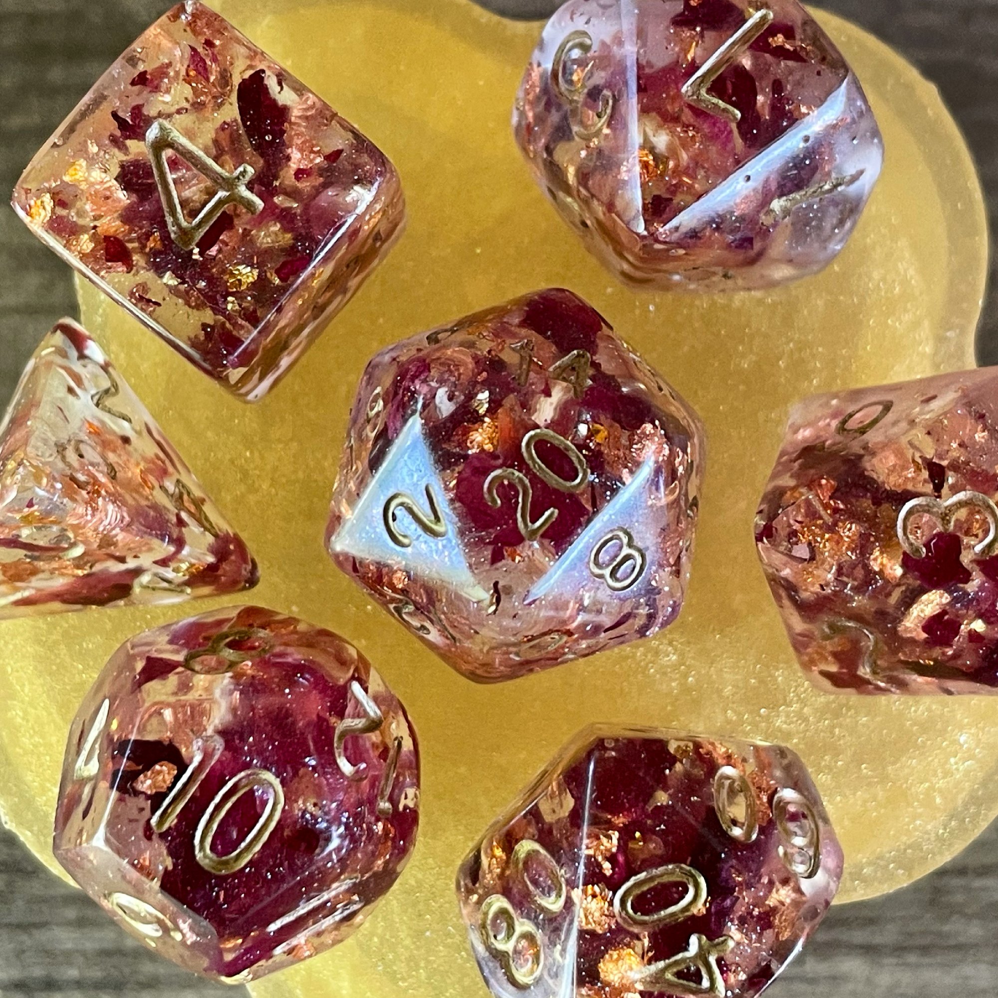 Image of Belle Beauty and the Beast-inspired Dice