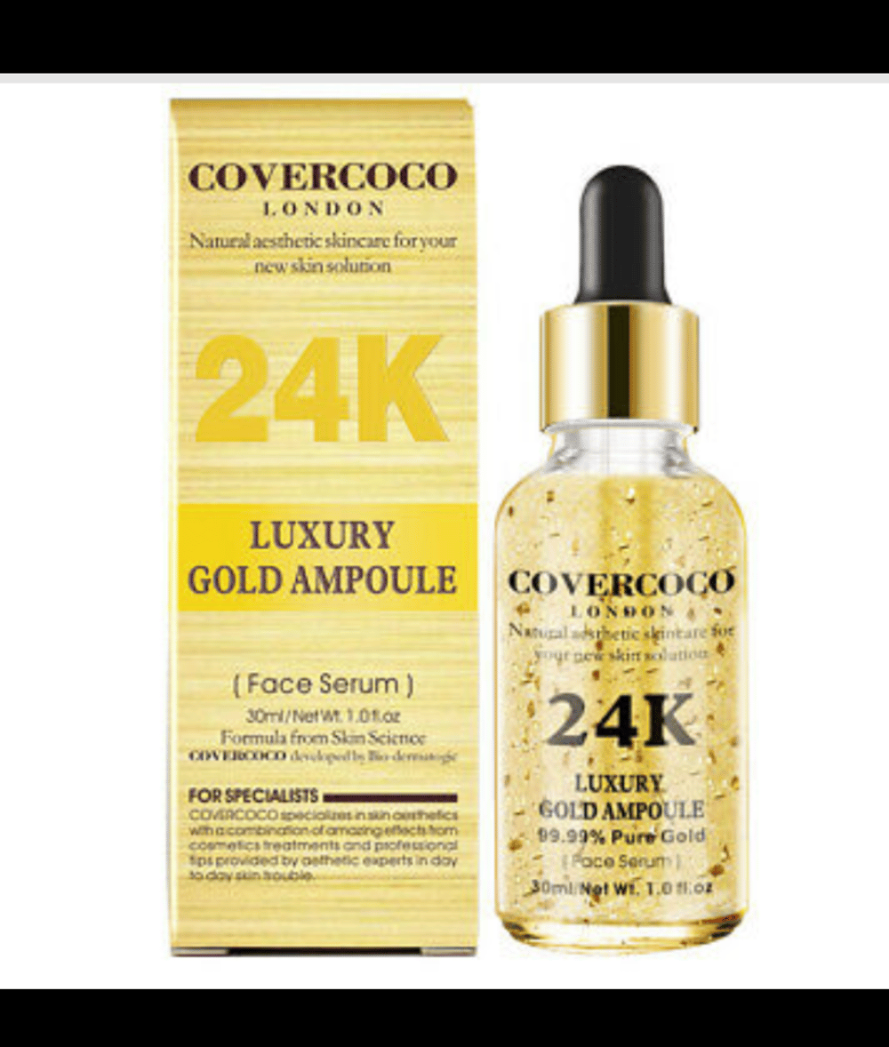 Image of 24kt skin serum and eye mask