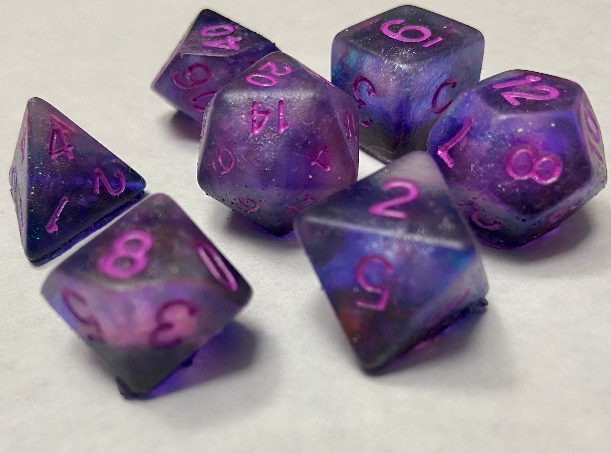 Image of Glittery Cosmic Dice Set