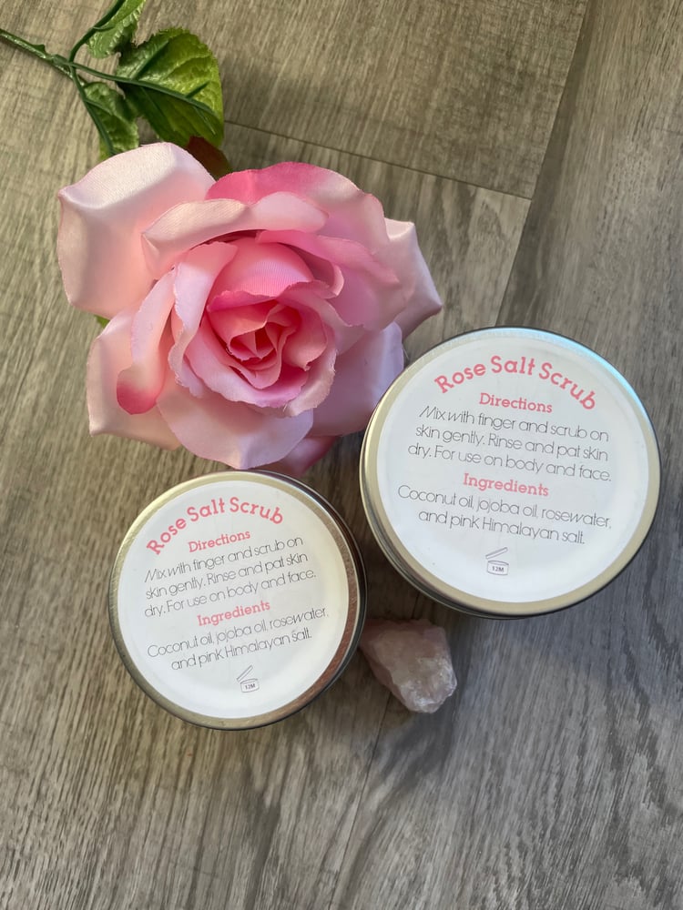 Image of Rose Salt Scrub